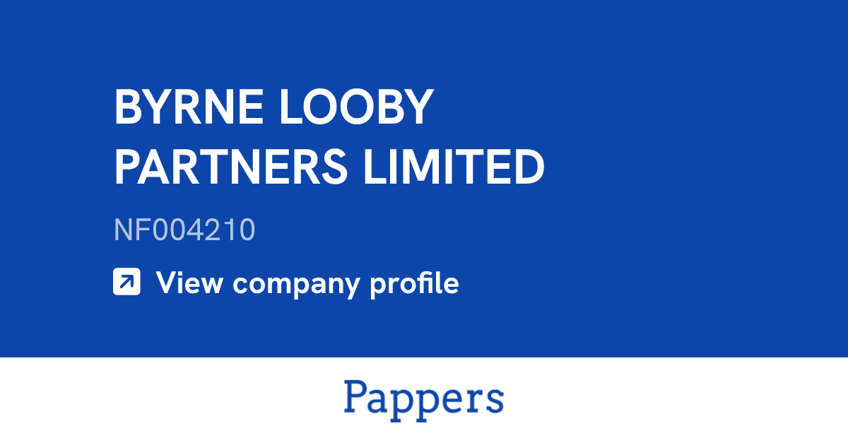 BYRNE LOOBY PARTNERS LIMITED (NF004210) : Turnover & managers