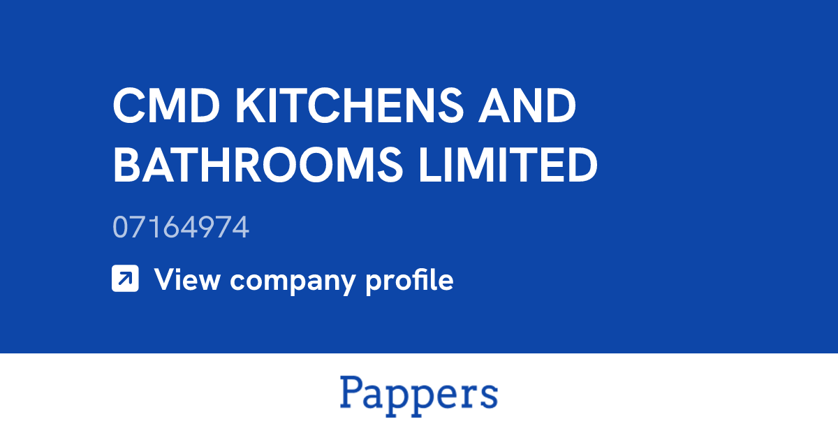 CMD KITCHENS AND BATHROOMS LIMITED (07164974) : Turnover & managers