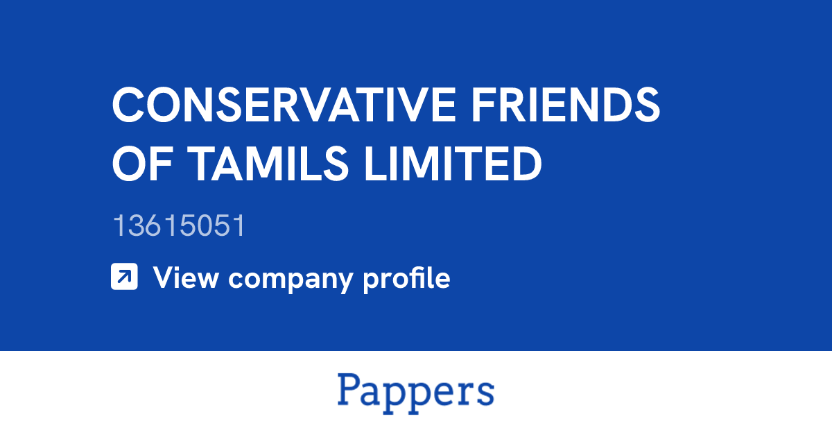 CONSERVATIVE FRIENDS OF TAMILS LIMITED (13615051) : Turnover & managers