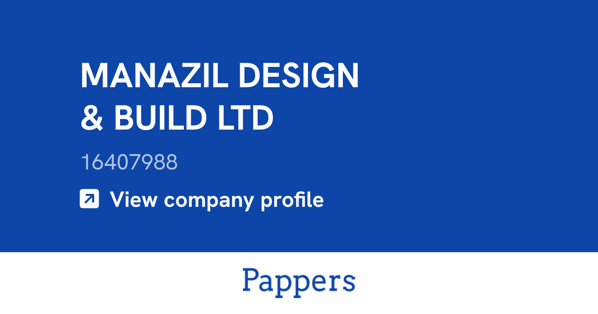 MANAZIL DESIGN & BUILD LTD (16407988) : Turnover & managers
