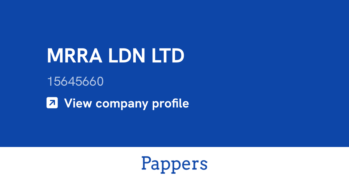 MRRA LDN LTD (15645660) : Turnover & managers