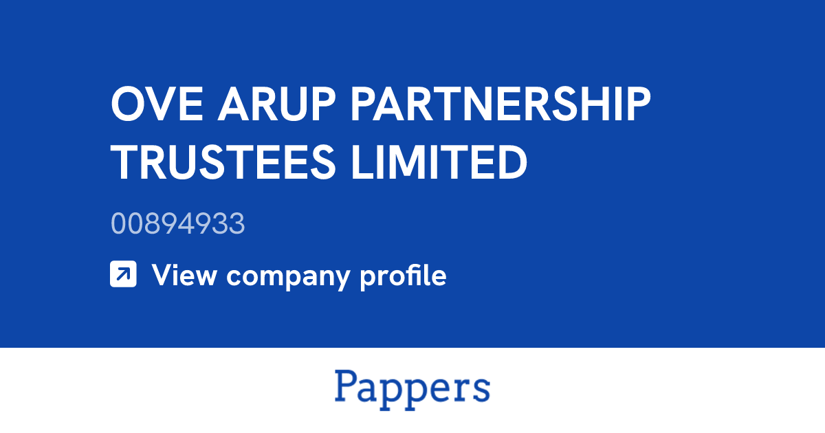OVE ARUP PARTNERSHIP TRUSTEES LIMITED (00894933) : Turnover & managers
