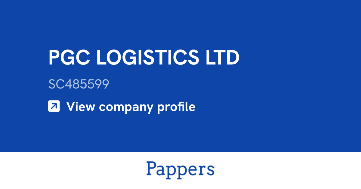 PGC LOGISTICS LTD (SC485599) : Turnover & managers