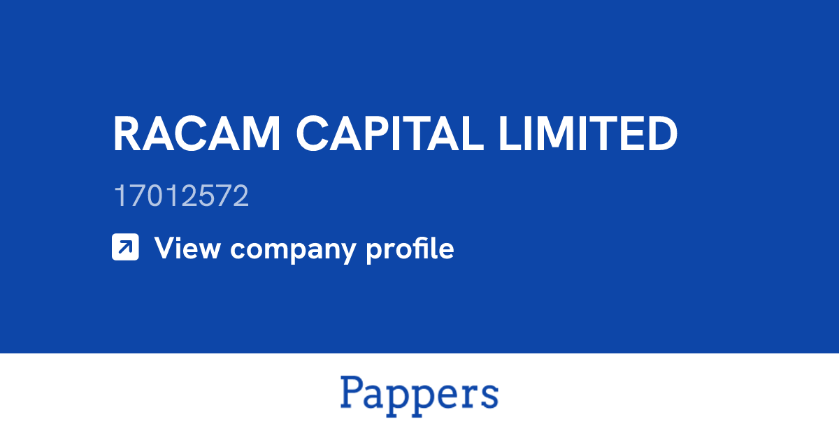 RACAM CAPITAL LIMITED (17012572) : Turnover & managers