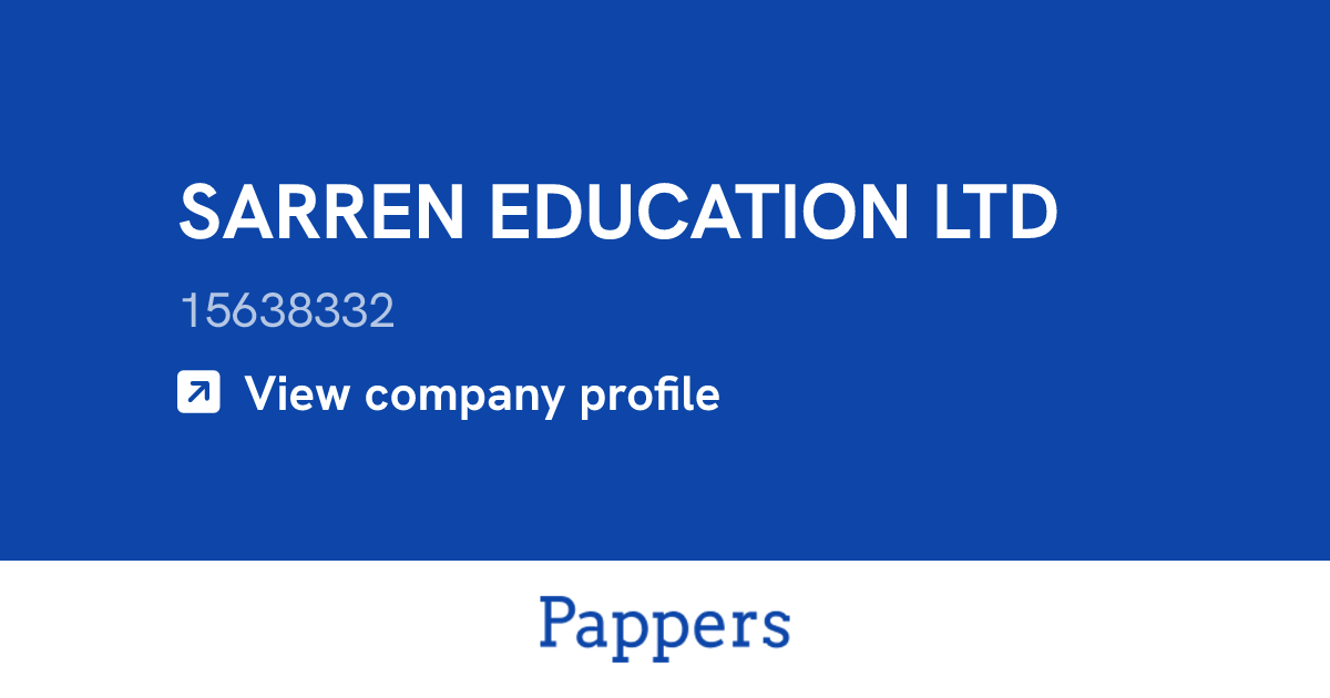 SARREN EDUCATION LTD (15638332) : Turnover & managers
