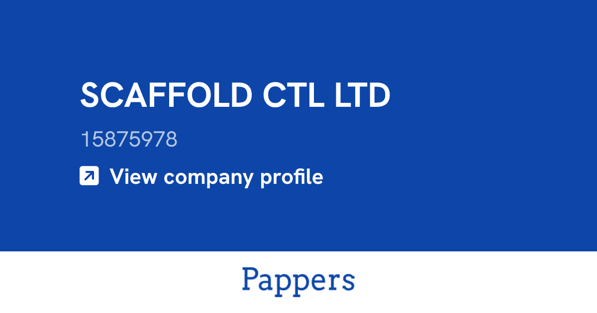 SCAFFOLD CTL LTD (15875978) : Turnover & managers