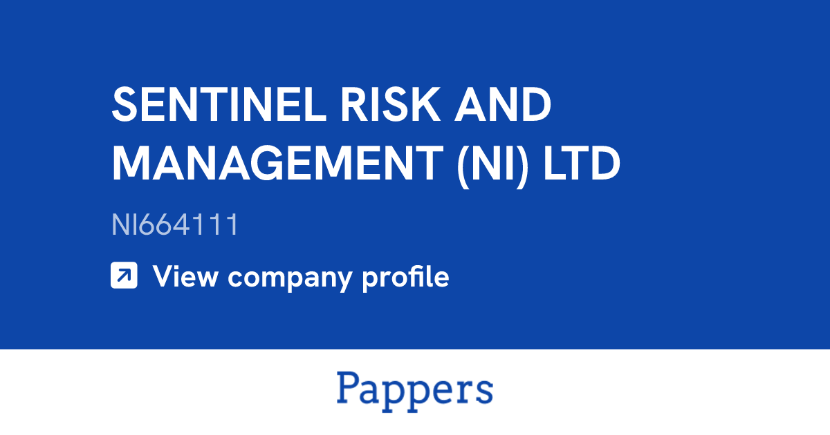 SENTINEL RISK AND MANAGEMENT (NI) LTD (NI664111) : Turnover & managers