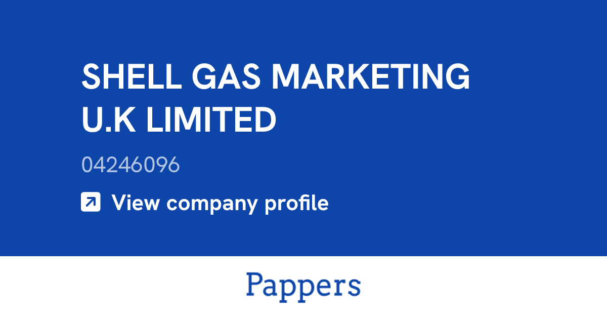 SHELL GAS MARKETING U.K LIMITED (04246096) : Turnover & managers