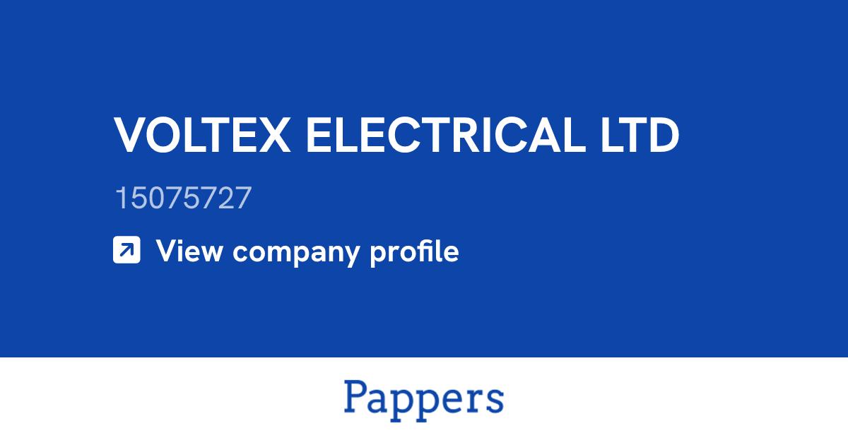 VOLTEX ELECTRICAL LTD (15075727) : Turnover & managers